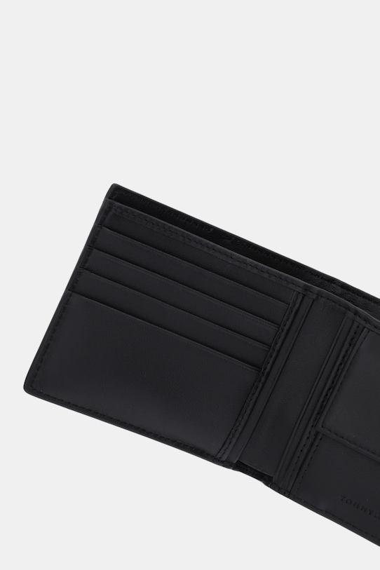 Akcesoria Tommy Hilfiger portfel skórzany AM0AM13970 czarny