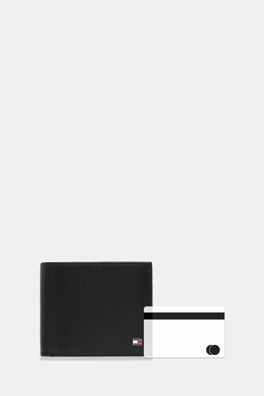 Tommy Hilfiger portfel skórzany AM0AM13978 czarny