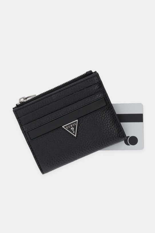 Πορτοφόλι Guess MONACO μαύρο SMMOGR.LEA03