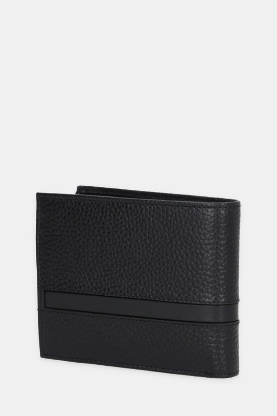 Δερμάτινο πορτοφόλι Guess MONACO SMMOGR.LEA20 μαύρο SS26