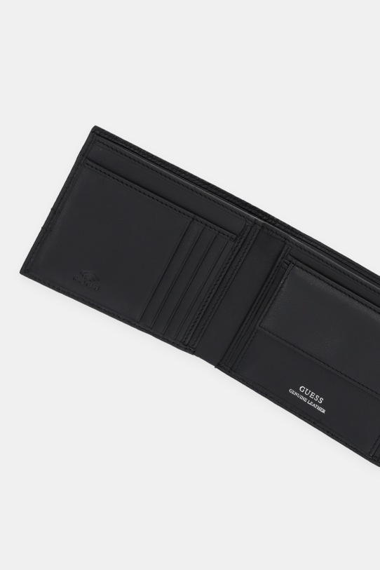 Αξεσουάρ Δερμάτινο πορτοφόλι Guess MONACO SMMOGR.LEA20 μαύρο