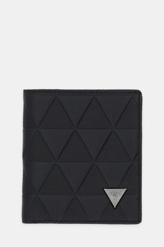 Δερμάτινο πορτοφόλι Guess TORINO λείο δέρμα μαύρο SMTOTE.LEA22