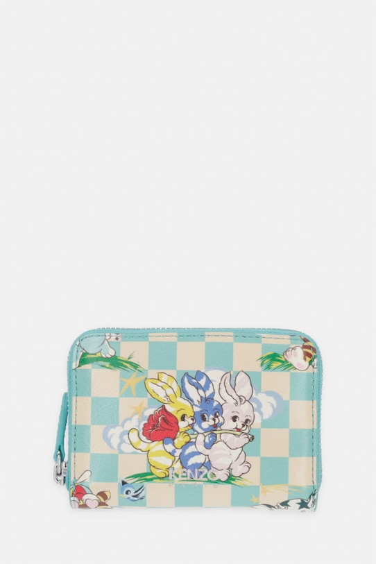 Кошелек Kenzo синтетический бирюзовый FG58PM803L40