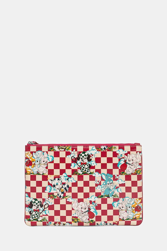 Δερμάτινη τσάντα καλλυντικών Kenzo μπορντό FG58PM802L40