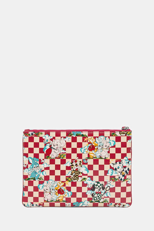 Δερμάτινη τσάντα καλλυντικών Kenzo FG58PM802L40 μπορντό SS26