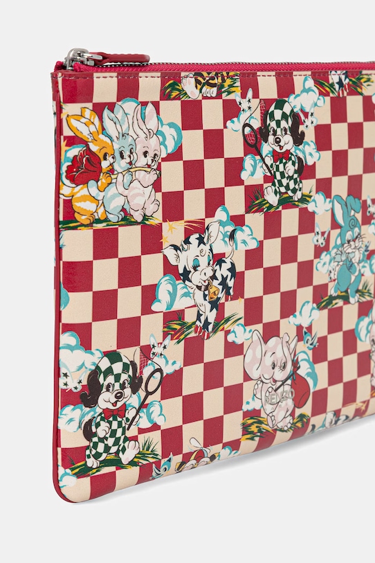 Αξεσουάρ Δερμάτινη τσάντα καλλυντικών Kenzo FG58PM802L40 μπορντό