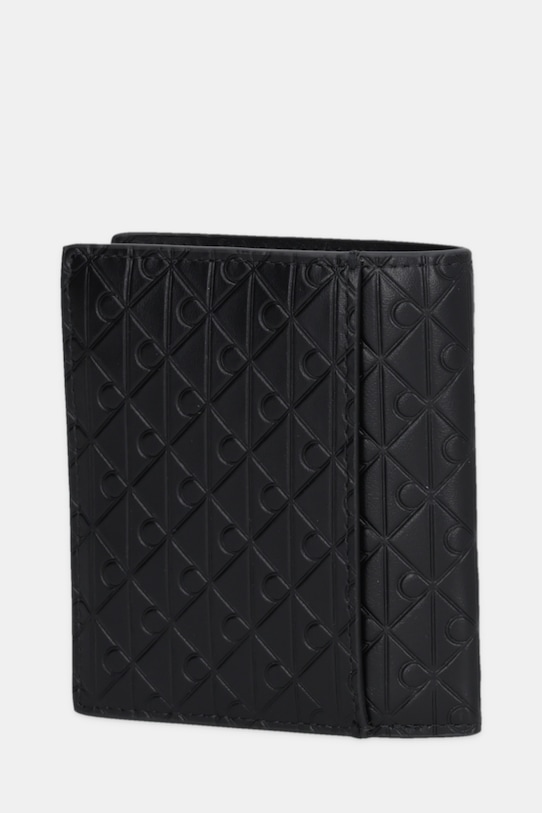 Calvin Klein portfel skórzany LV04D1127G czarny SS26