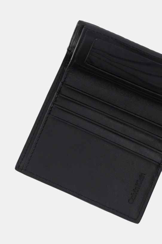 Akcesoria Calvin Klein portfel skórzany LV04D1127G czarny