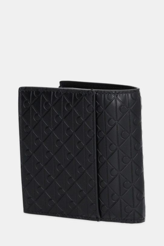 Calvin Klein portfel skórzany LV04D1145G czarny SS26