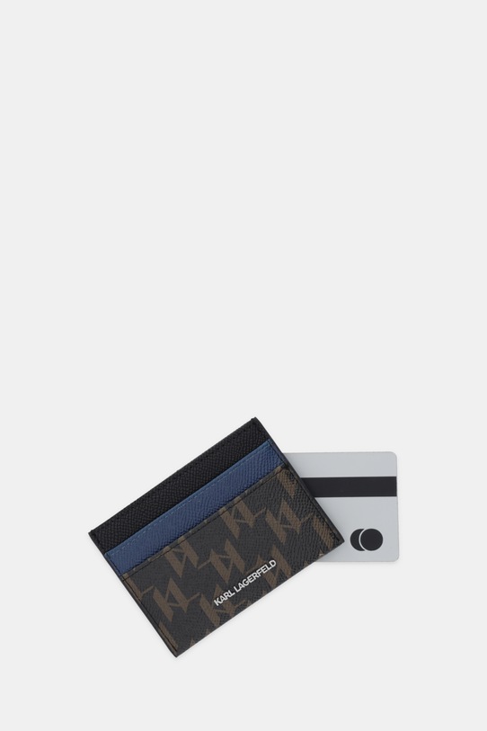 Karl Lagerfeld etui na karty K/MONOGRAM B1M32054 brązowy SS26