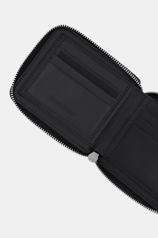 Dodaci Kožni novčanik Karl Lagerfeld K/LOOM B1M32050 crna