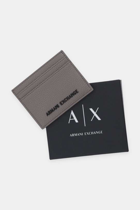 Puzdro na karty Armani Exchange sivá XM000169.AF19929