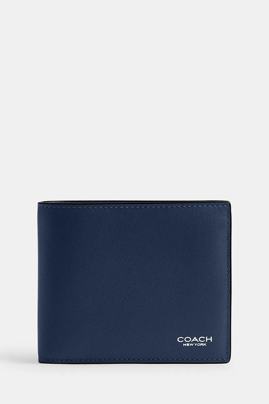 Coach portfel męski skórzany granatowy CY911
