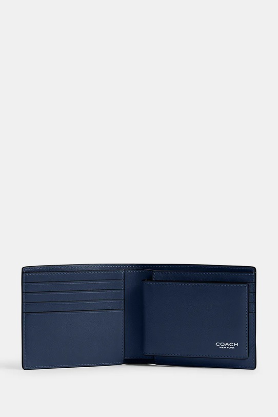 Akcesoria Coach portfel męski skórzany CY911 granatowy