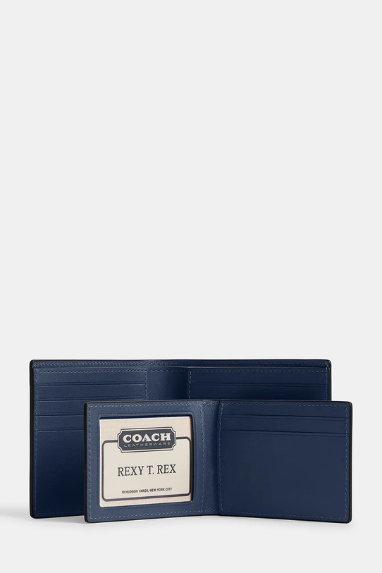 Coach portfel męski skórzany granatowy CY911