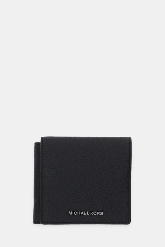 Michael Kors portfel skórzany skóra licowa czarny 39R6LHDE6L