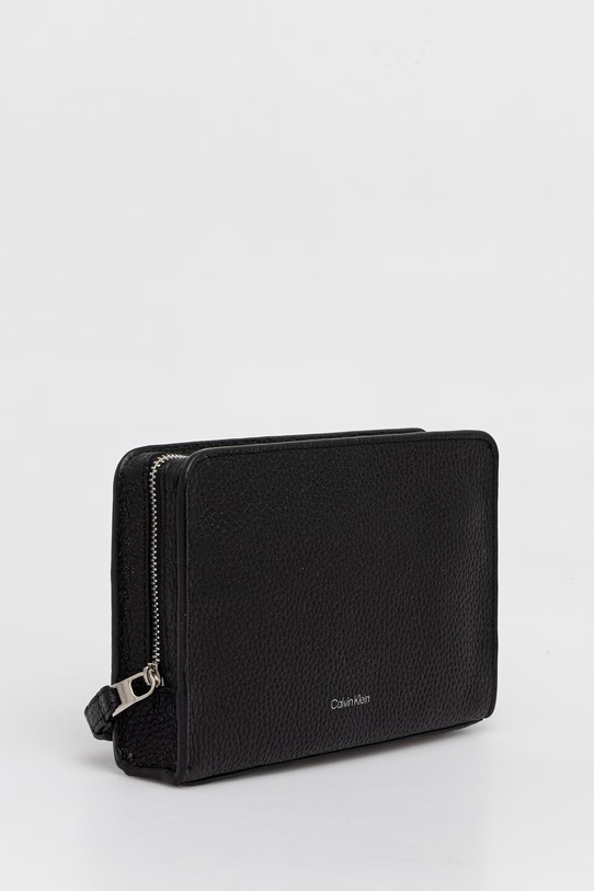 Calvin Klein kosmetyczka męska skórzana LV04D1153G czarny SS26