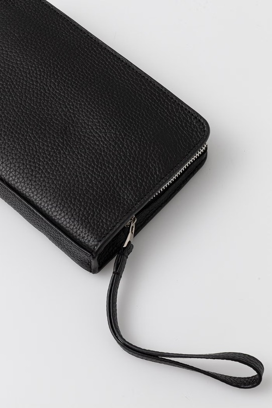 Akcesoria Calvin Klein kosmetyczka męska skórzana LV04D1153G czarny