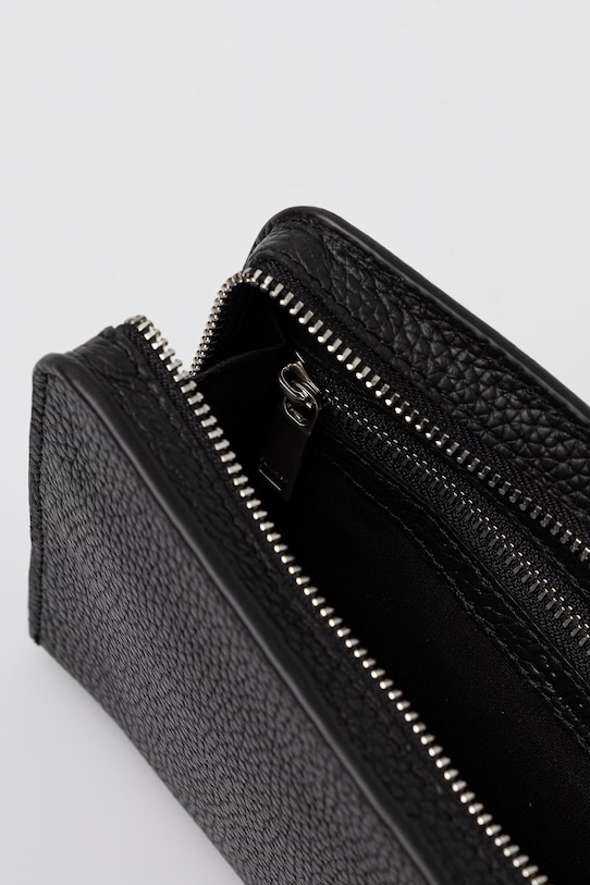 Calvin Klein kosmetyczka męska skórzana czarny LV04D1153G