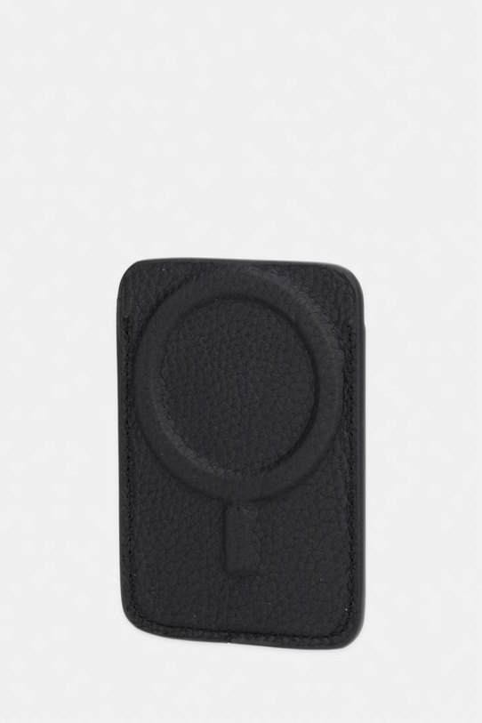 Calvin Klein Θήκη για κάρτες ανδρική δερμάτινη LV04D1162G μαύρο SS26