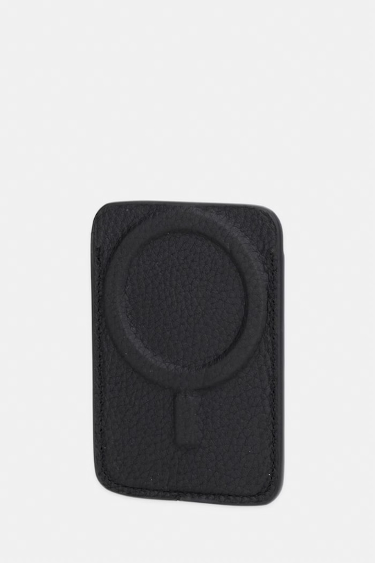 Calvin Klein Θήκη για κάρτες ανδρική δερμάτινη LV04D1162G μαύρο SS26