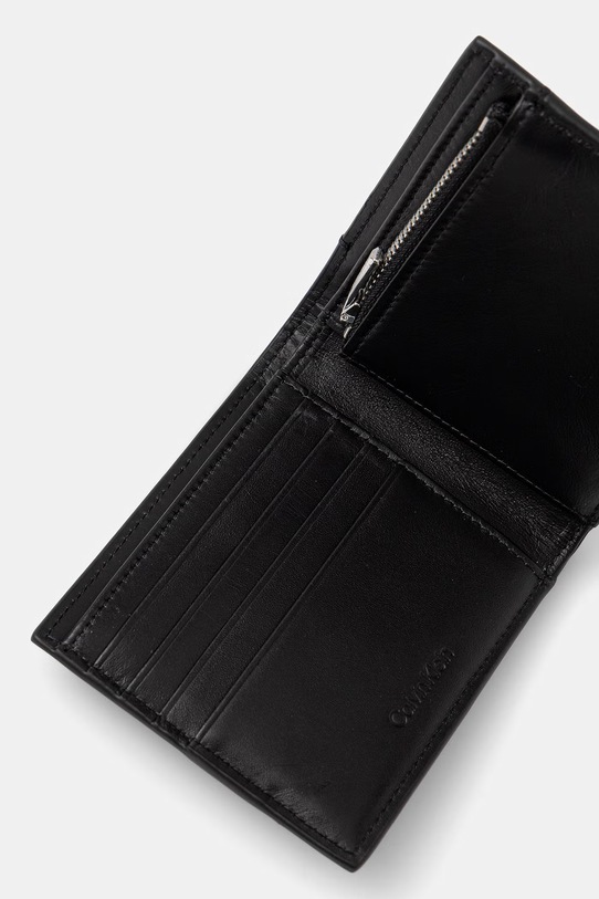 Doplňky Calvin Klein sada peněženky a pouzdra na karty pánská kožená LV04D1164G černá