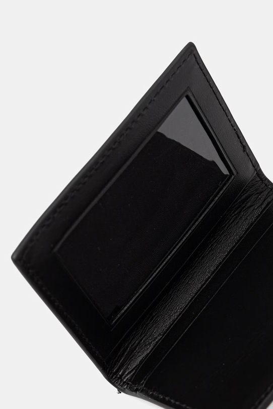 Calvin Klein sada peněženky a pouzdra na karty pánská kožená černá LV04D1164G