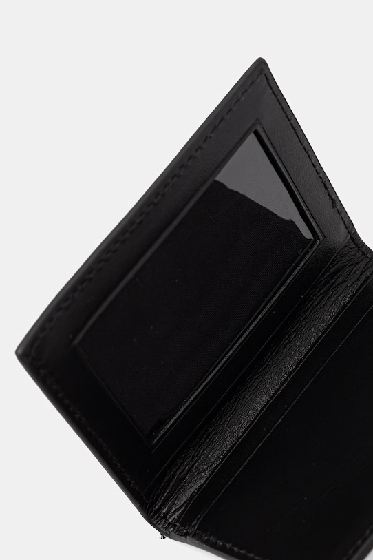 Calvin Klein sada peněženky a pouzdra na karty pánská kožená černá LV04D1164G