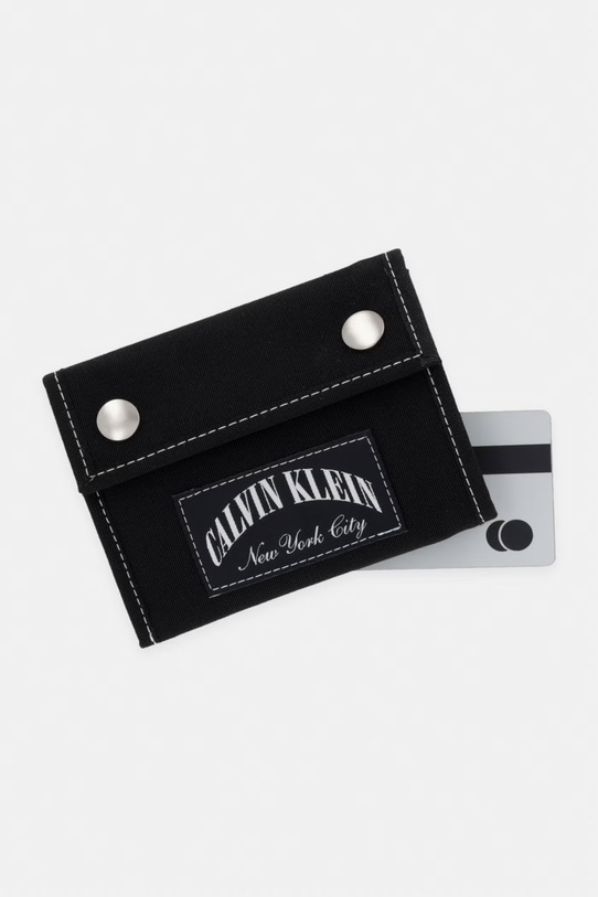 Calvin Klein portfel RFID męski czarny LV04D1249G