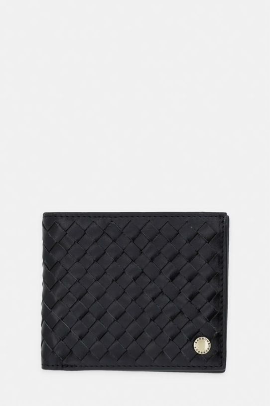 Barbour portfel męski skórzany Farne czarny MLG0079