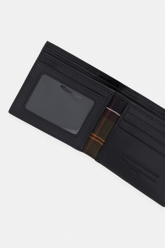 Akcesoria Barbour portfel męski skórzany Farne MLG0079 czarny