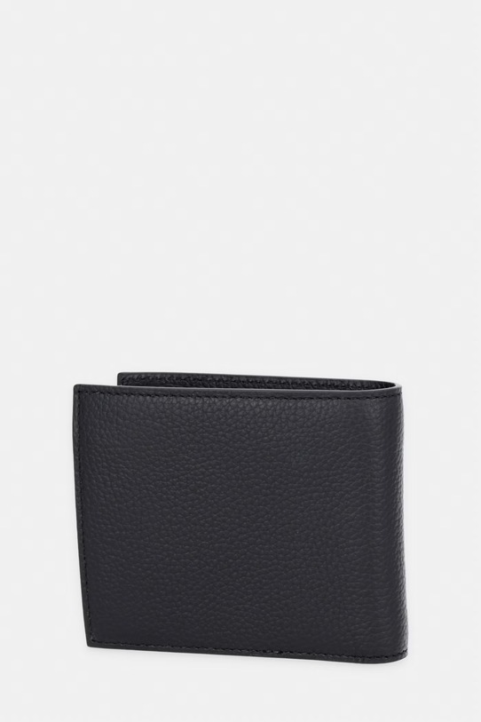 Δερμάτινο πορτοφόλι Trussardi I017E000105N μαύρο SS26