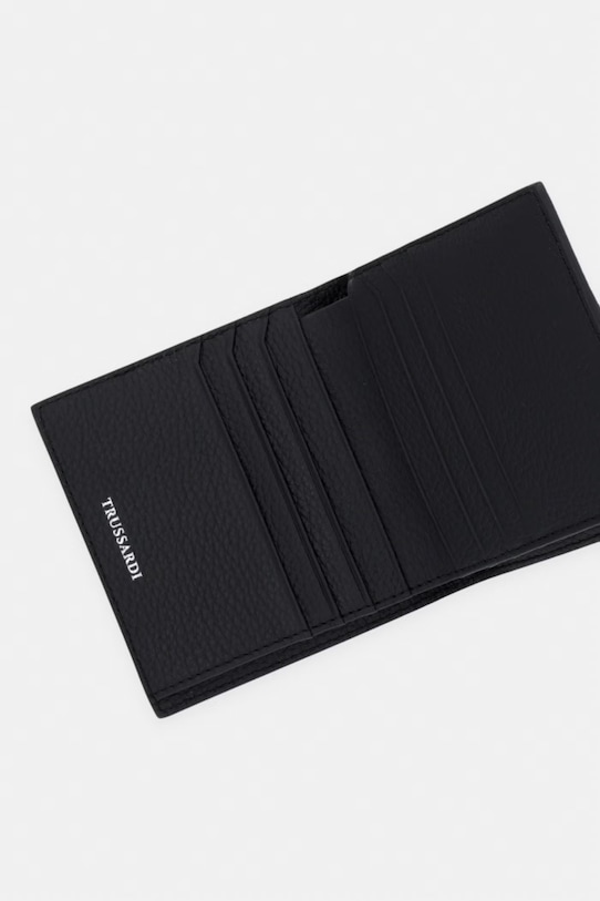 Akcesoria Trussardi portfel skórzany I018E000106N czarny