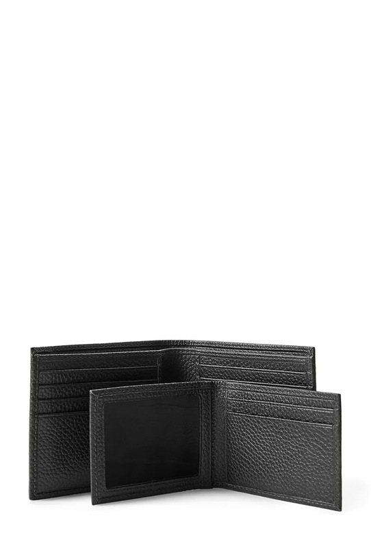 Polo Ralph Lauren portfel i brelok skórzany 405974635 czarny