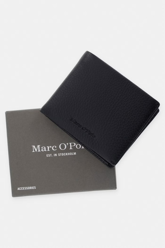 Marc O'Polo portfel męski skórzany 5000010899 czarny