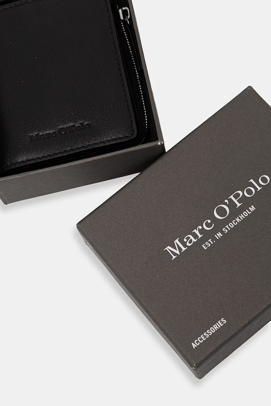 Marc O'Polo portfel męski skórzany 5000010900 czarny