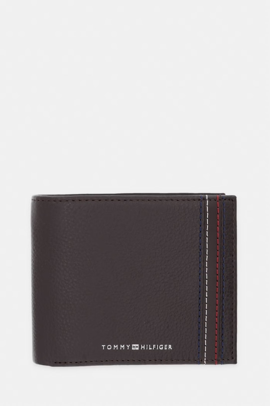 Tommy Hilfiger Peněženka pánská kožená hnědá AM0AM14229
