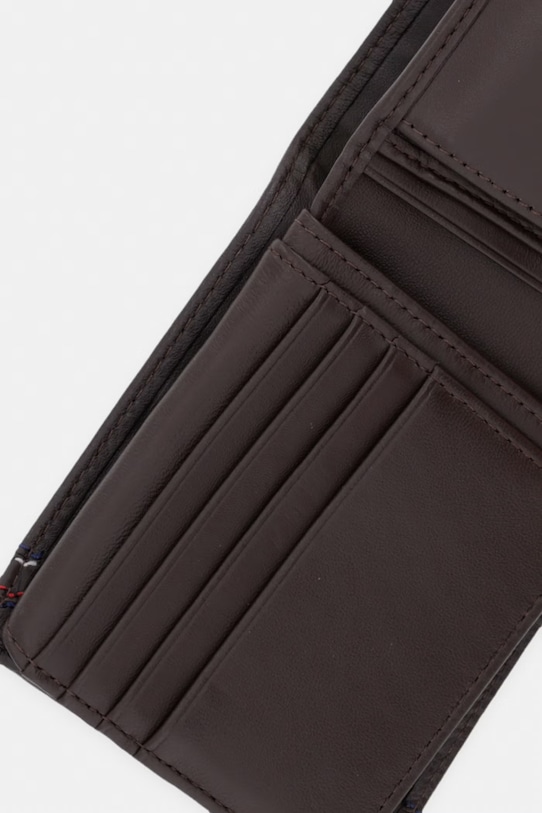 Doplňky Tommy Hilfiger Peněženka pánská kožená AM0AM14229 hnědá