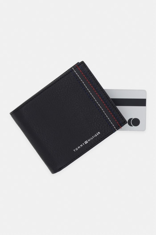 Tommy Hilfiger peněženka pánská kožená černá AM0AM14229