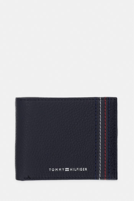 Tommy Hilfiger peňaženka pánska kožená tmavomodrá AM0AM14232
