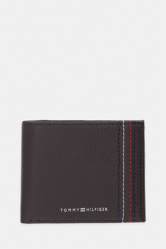 Tommy Hilfiger peňaženka pánska kožená hnedá AM0AM14232