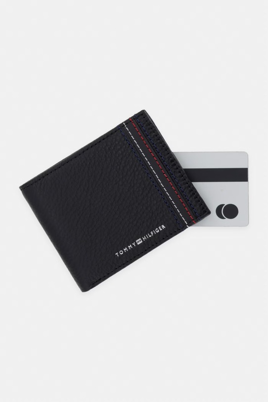 Tommy Hilfiger Πορτοφόλι Ανδρικό δερμάτινο μαύρο AM0AM14232