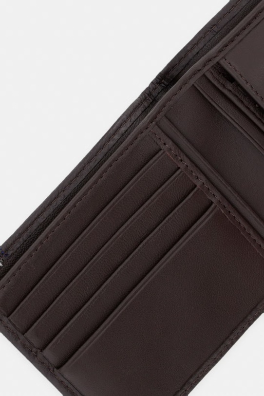 Akcesoria Tommy Hilfiger portfel męski skórzany AM0AM14233 brązowy