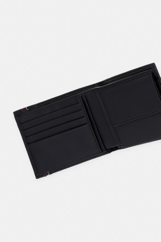 Doplnky Tommy Hilfiger peňaženka pánska kožená AM0AM14233 čierna