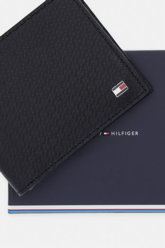 Tommy Hilfiger Πορτοφόλι ανδρικό δερμάτινο AM0AM14241 μαύρο