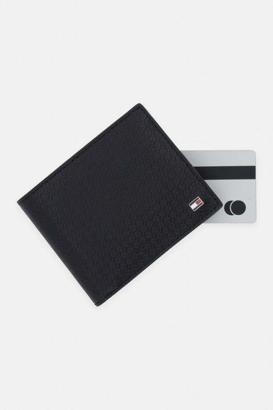 Tommy Hilfiger peněženka pánská kožená černá AM0AM14242