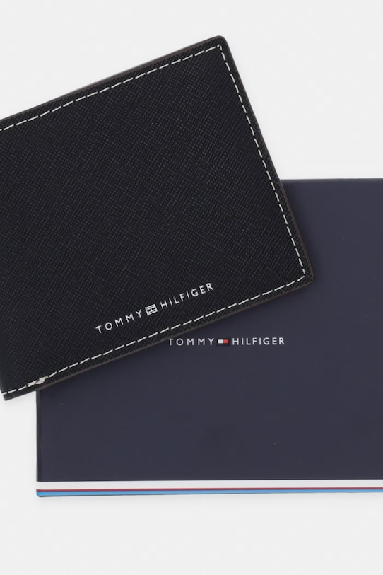 Tommy Hilfiger πορτοφόλι ανδρικό δερμάτινο AM0AM14247 μαύρο