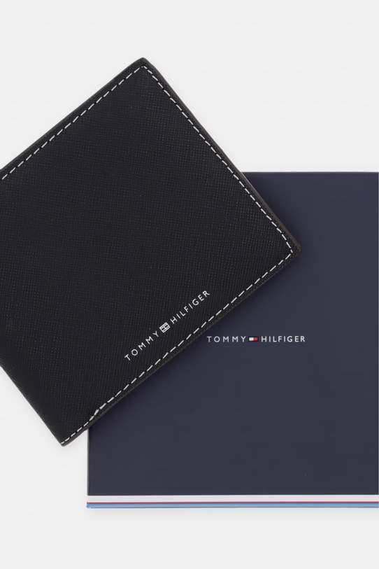 Tommy Hilfiger Peněženka pánská kožená AM0AM14248 černá