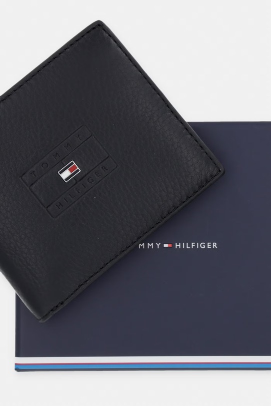 Tommy Hilfiger peněženka pánská kožená AM0AM14255 černá