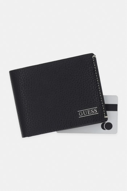 Guess denarnica moška usnjena BOSTON črna SMBOGS.LEA20